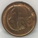 AUSTRALIA 1966 . ONE 1 CENT COIN . VARIETY . BLUNT WHISKER